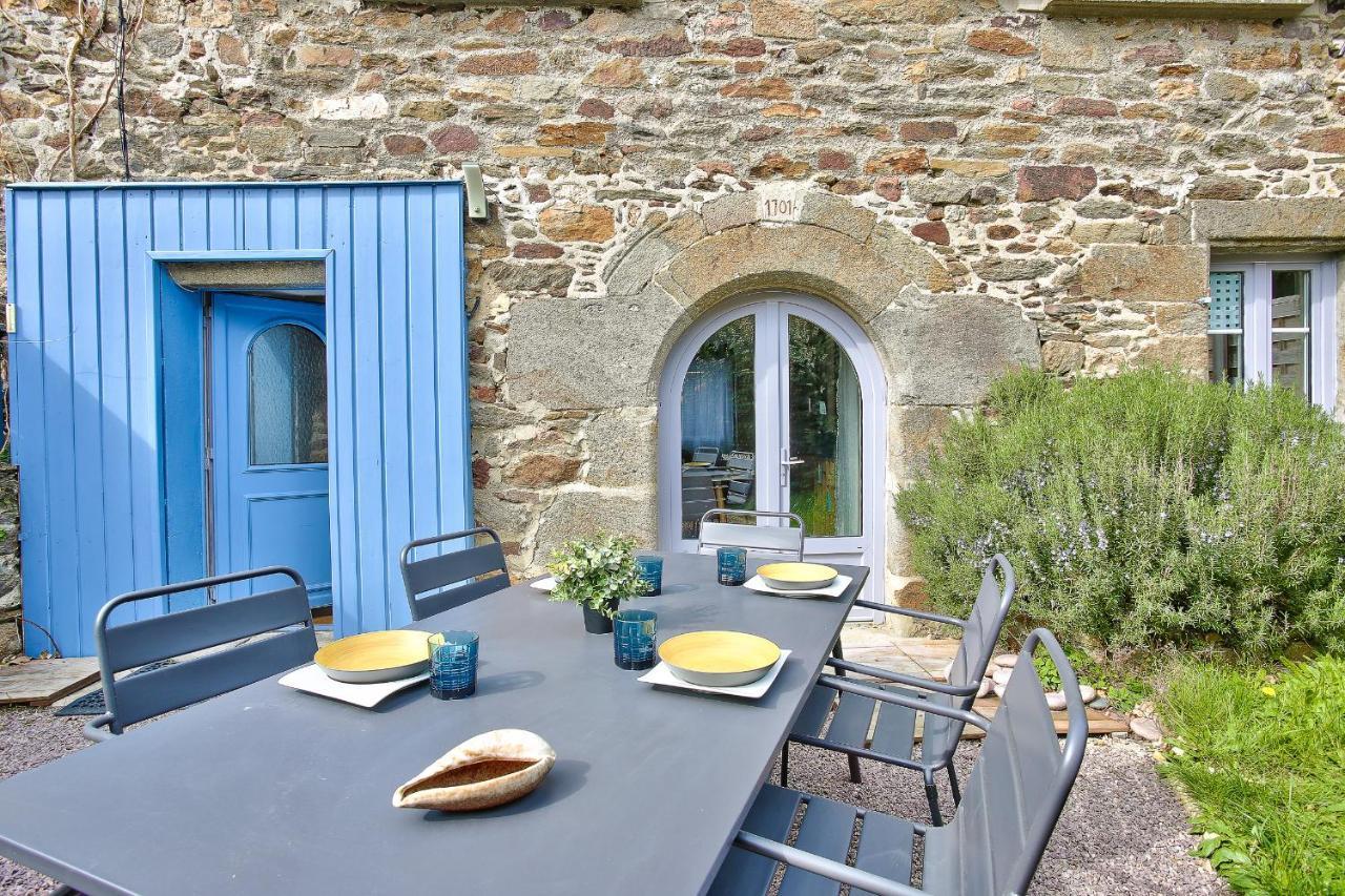 600M Plage Saint-Suliac- Maison Bretonne Pour 4 外观 照片