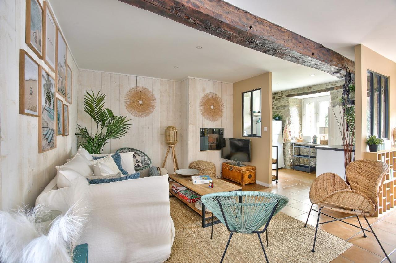 600M Plage Saint-Suliac- Maison Bretonne Pour 4 外观 照片