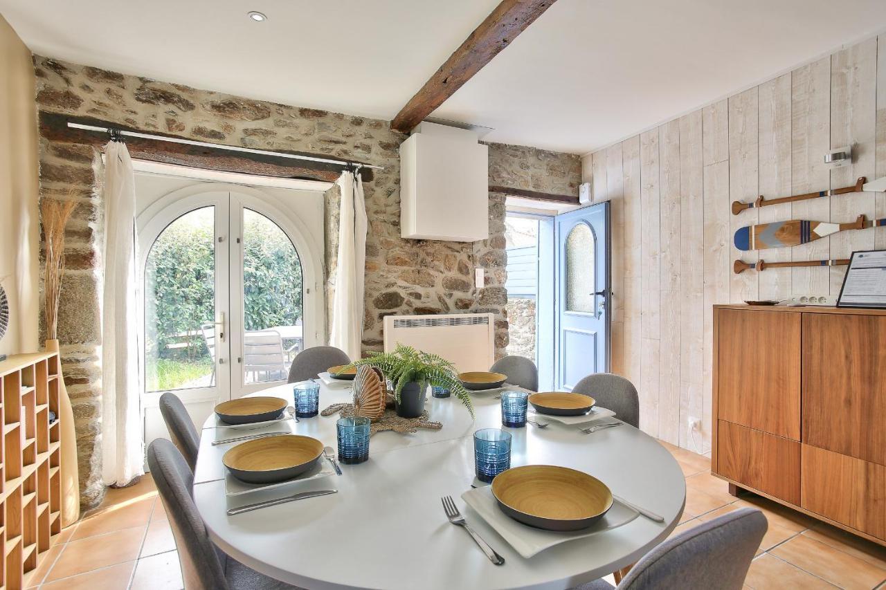 600M Plage Saint-Suliac- Maison Bretonne Pour 4 外观 照片
