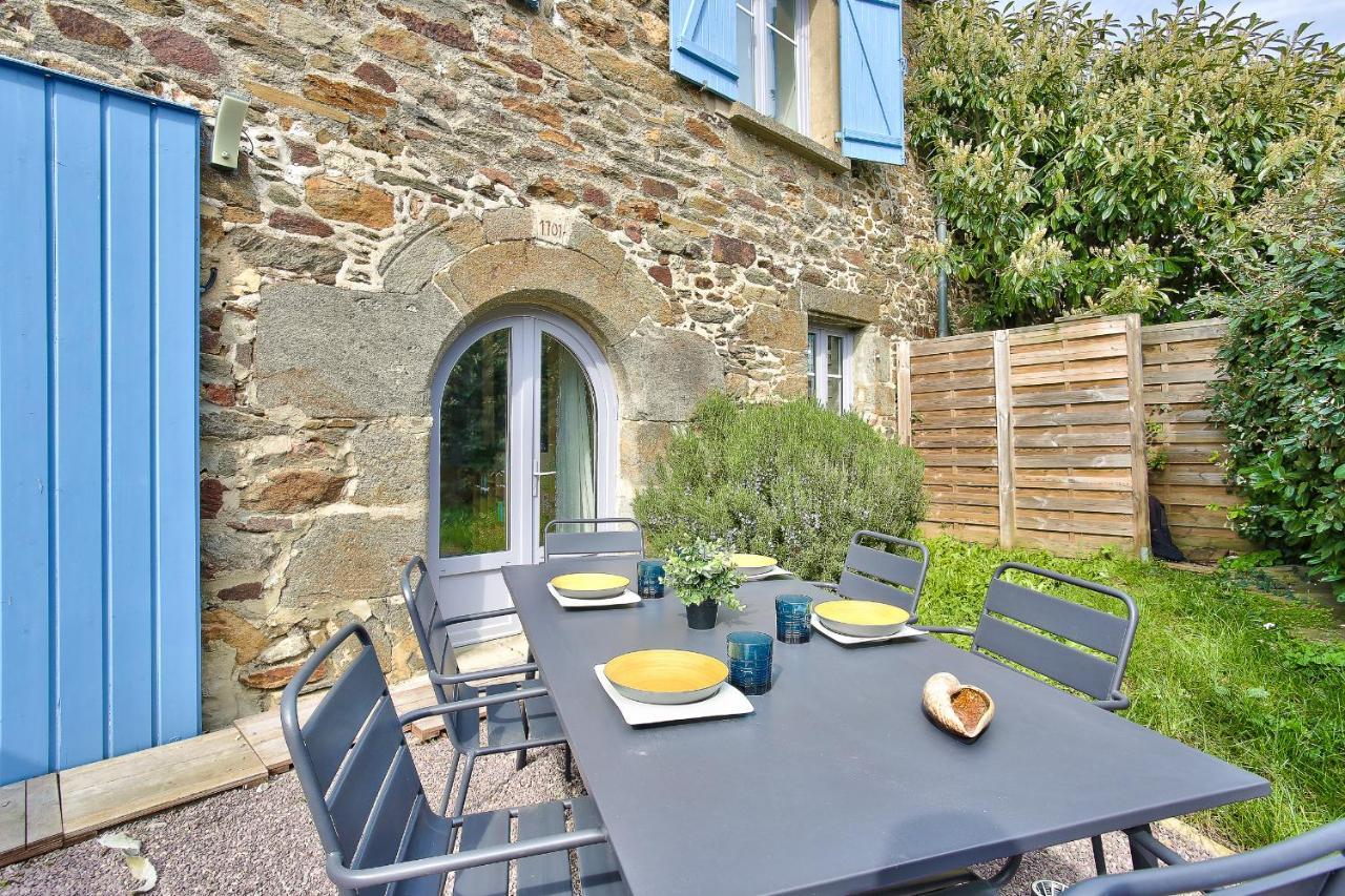 600M Plage Saint-Suliac- Maison Bretonne Pour 4 外观 照片